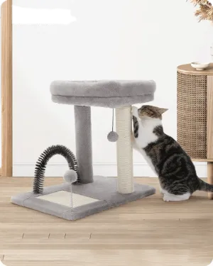 19.7" Cat Scratching Tree with Groomer