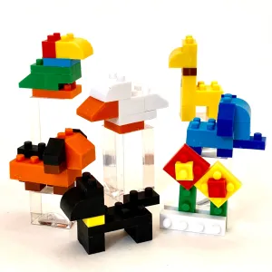 38281 IWAKO BLOCK ANIMALS ERASERS-60