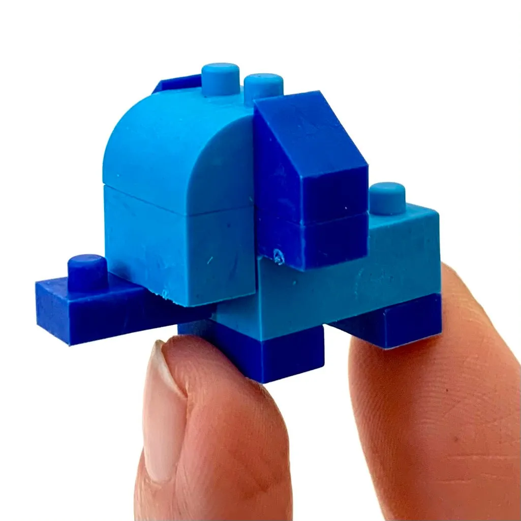 38281 IWAKO BLOCK ANIMALS ERASERS-60