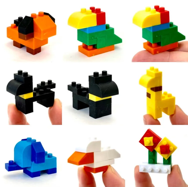38281 IWAKO BLOCK ANIMALS ERASERS-60
