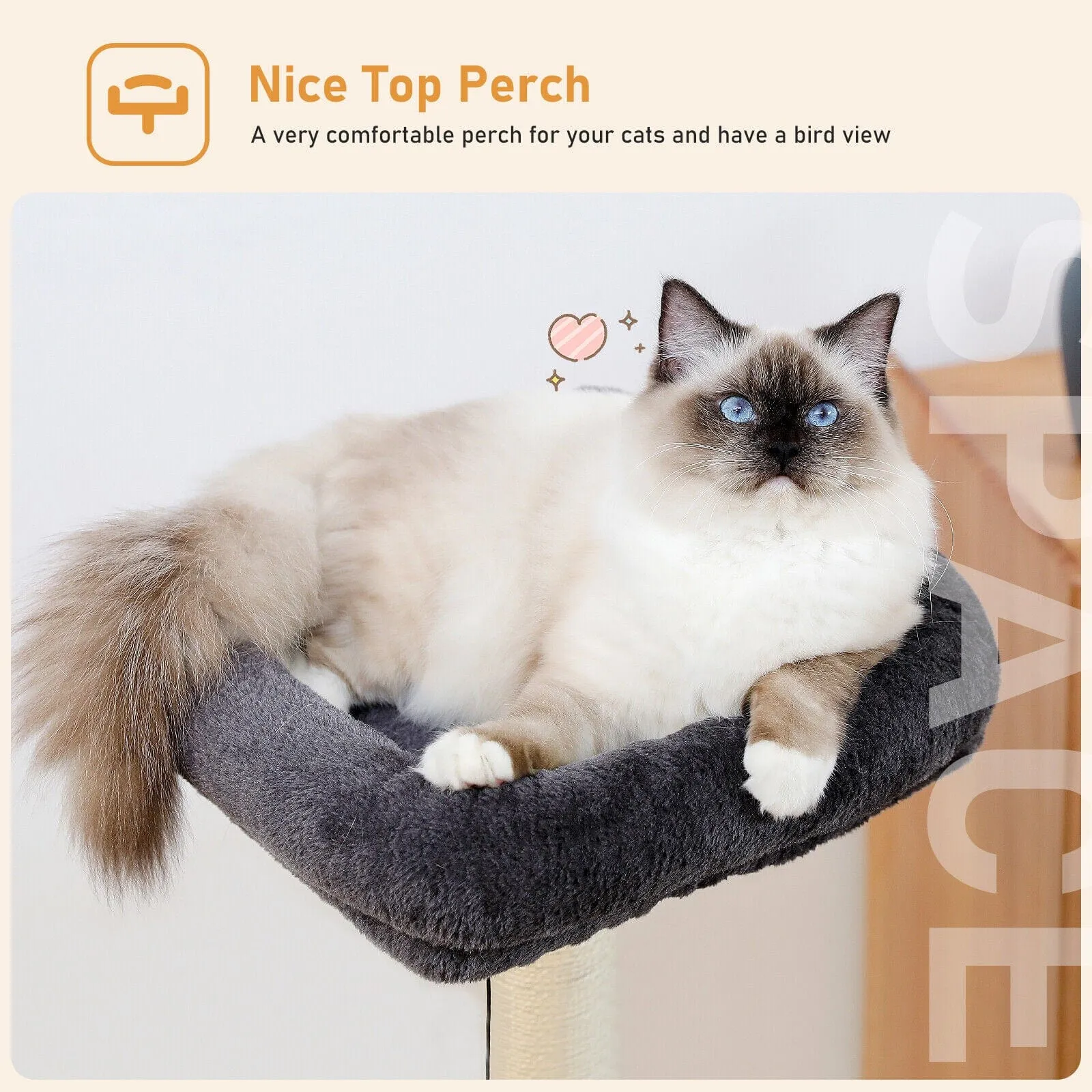 43.3" Cat Scratching Post / Tree / Pole
