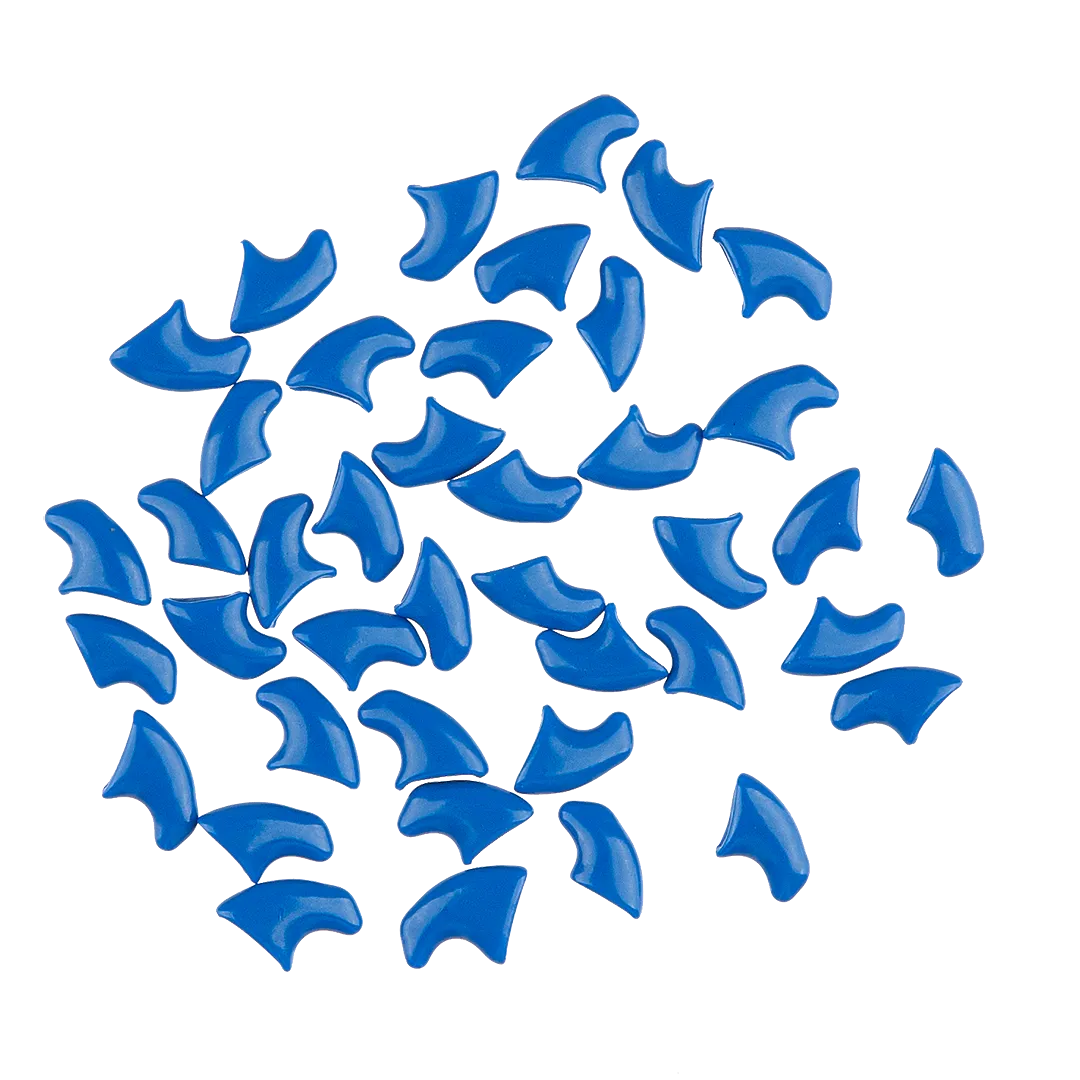 Blue Feline Medium Nail Caps by Soft Claws