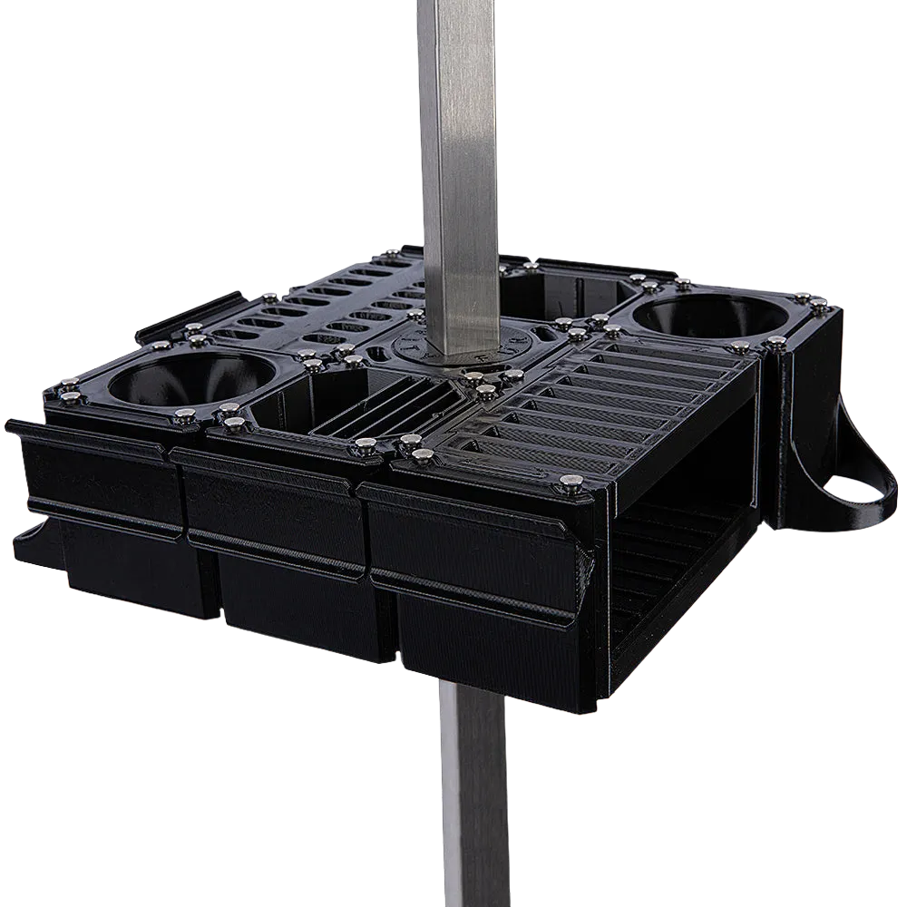Custom Cube Tool Caddy Black by Vanity Fur