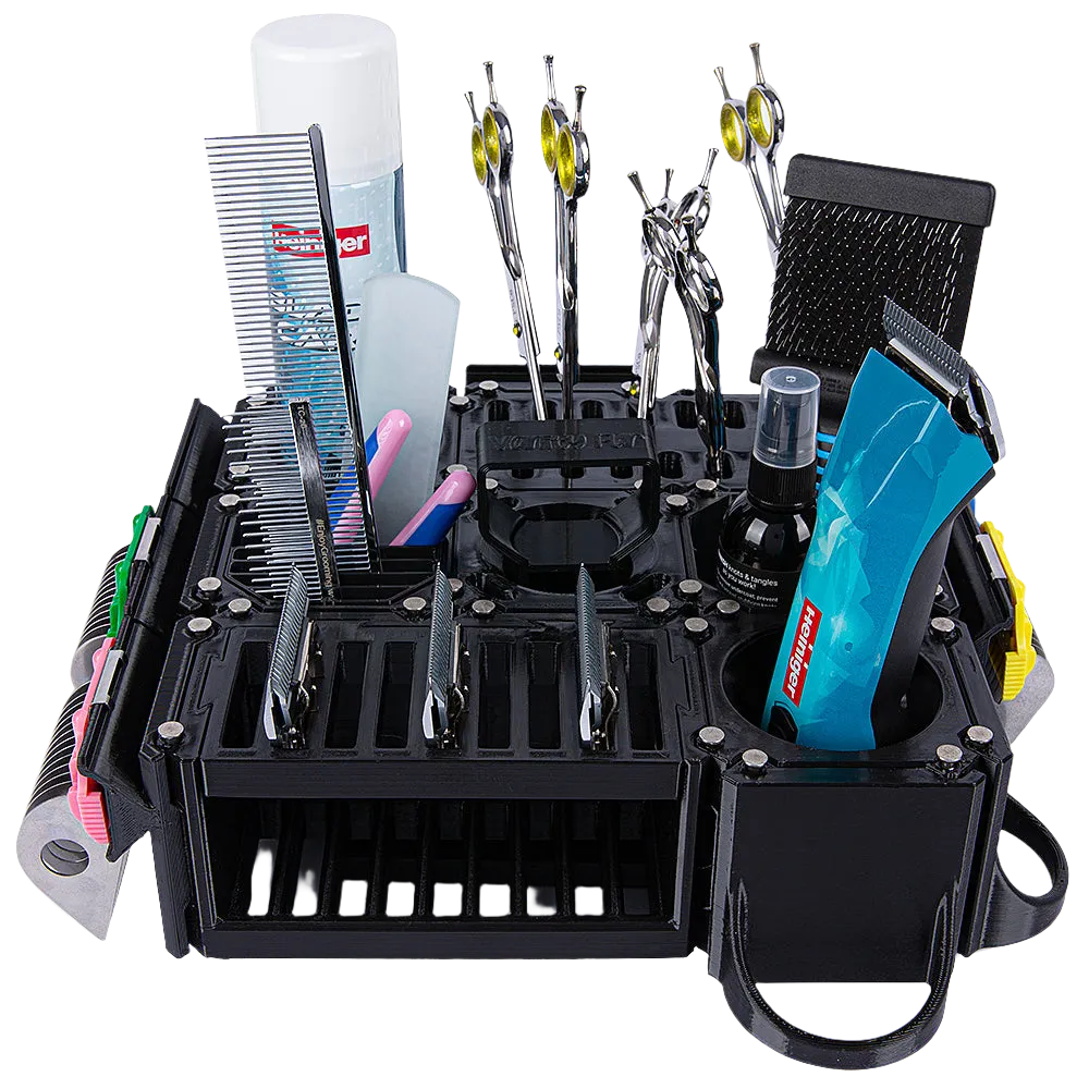 Custom Cube Tool Caddy Black by Vanity Fur