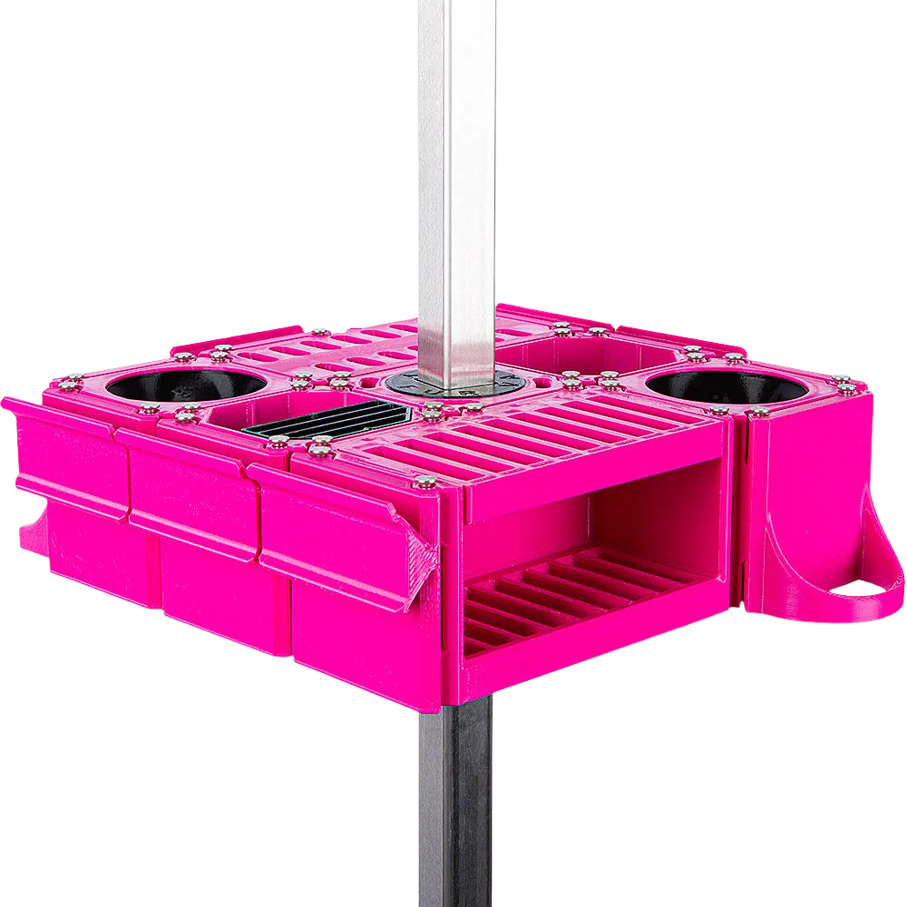 Custom Cube Tool Caddy Magenta by Vanity Fur