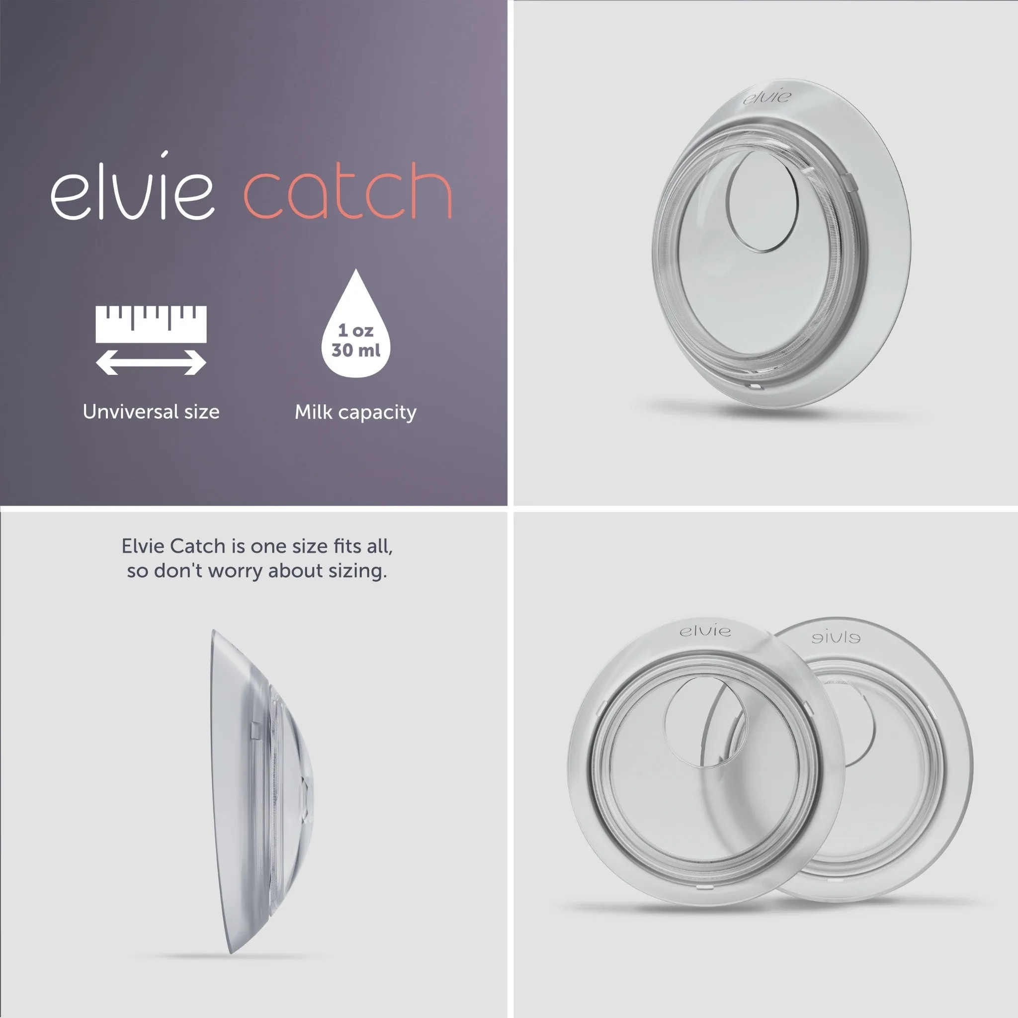Elvie Catch Milk Collection Cups
