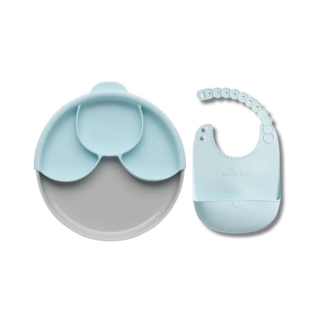 Healthy meal set  Silibib Grey/Aqua