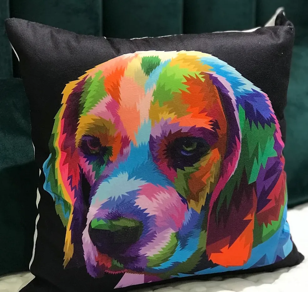 Multicoloured Animal Cushions (24 Breeds )