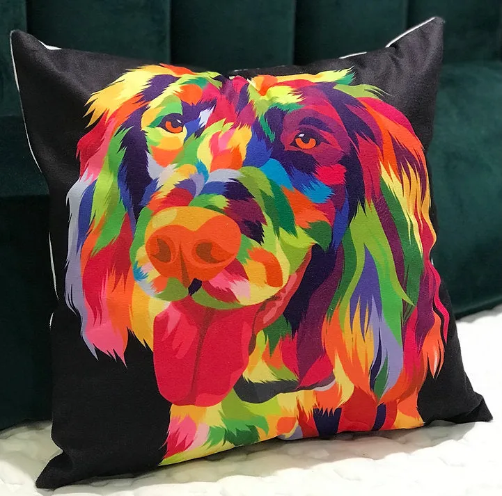 Multicoloured Animal Cushions (24 Breeds )