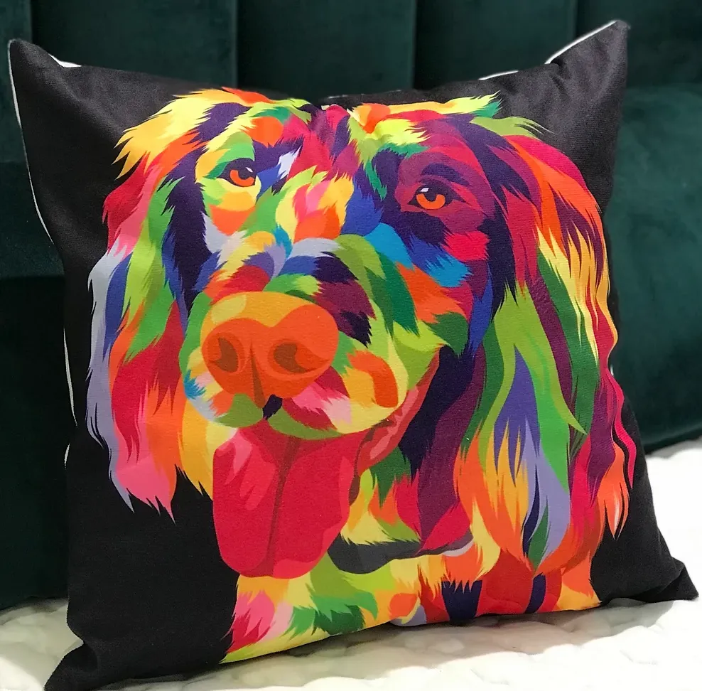Multicoloured Animal Cushions (24 Breeds )