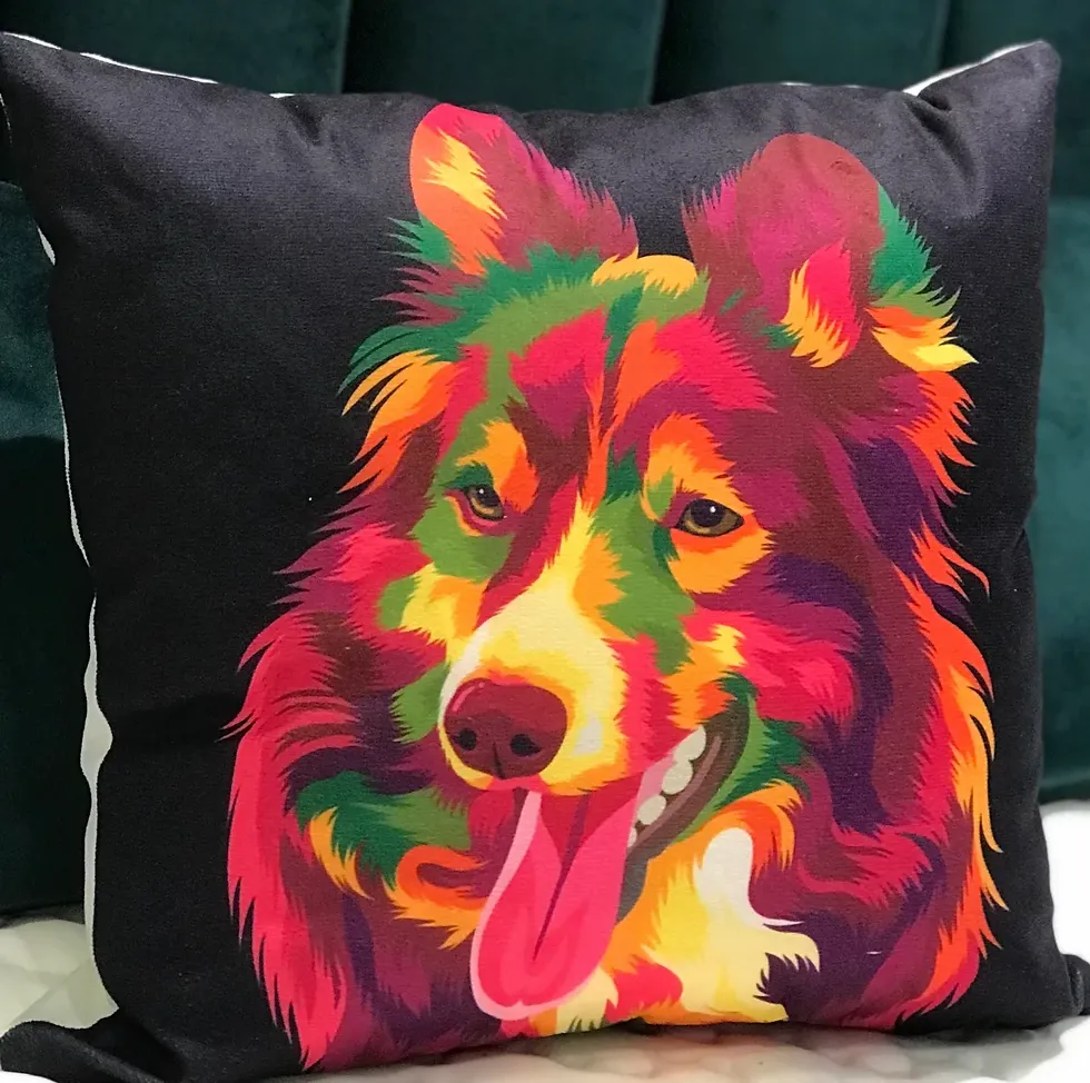 Multicoloured Animal Cushions (24 Breeds )