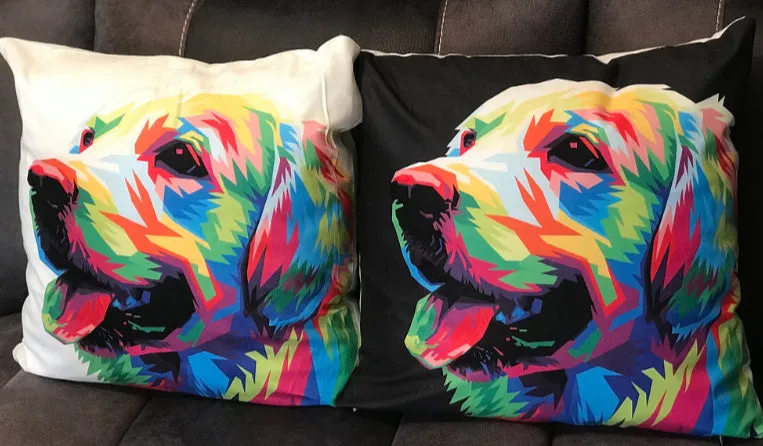 Multicoloured Animal Cushions (24 Breeds )