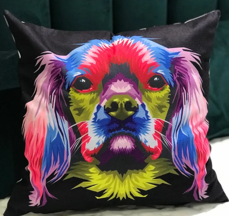 Multicoloured Animal Cushions (24 Breeds )