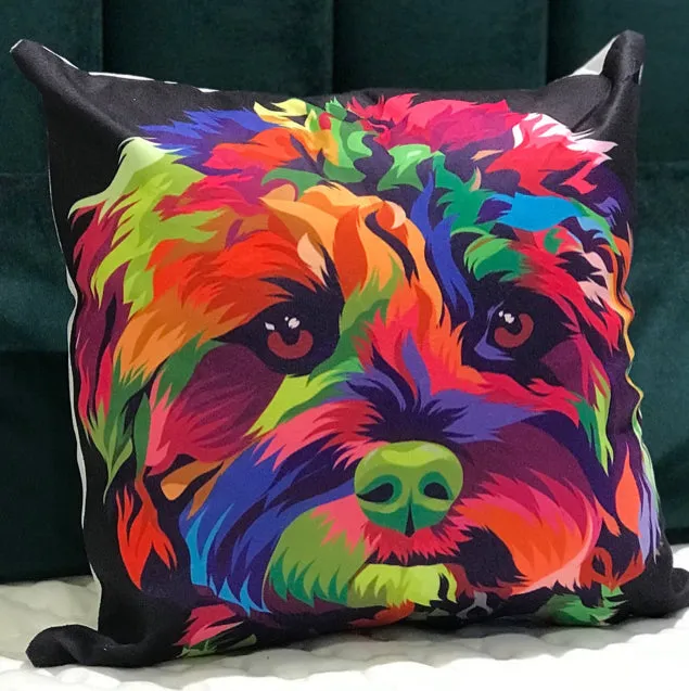 Multicoloured Animal Cushions (24 Breeds )