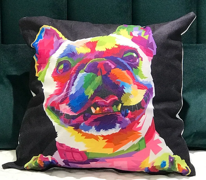 Multicoloured Animal Cushions (24 Breeds )