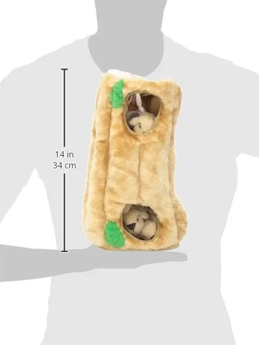 Outward Hound Hide-A-Squirrel Interactive Squeaky Plush Dog Toy