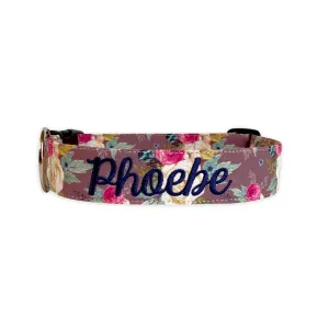 Personalized Dog Collar |F all Feather Floral Dog Collar | Duke & Fox®