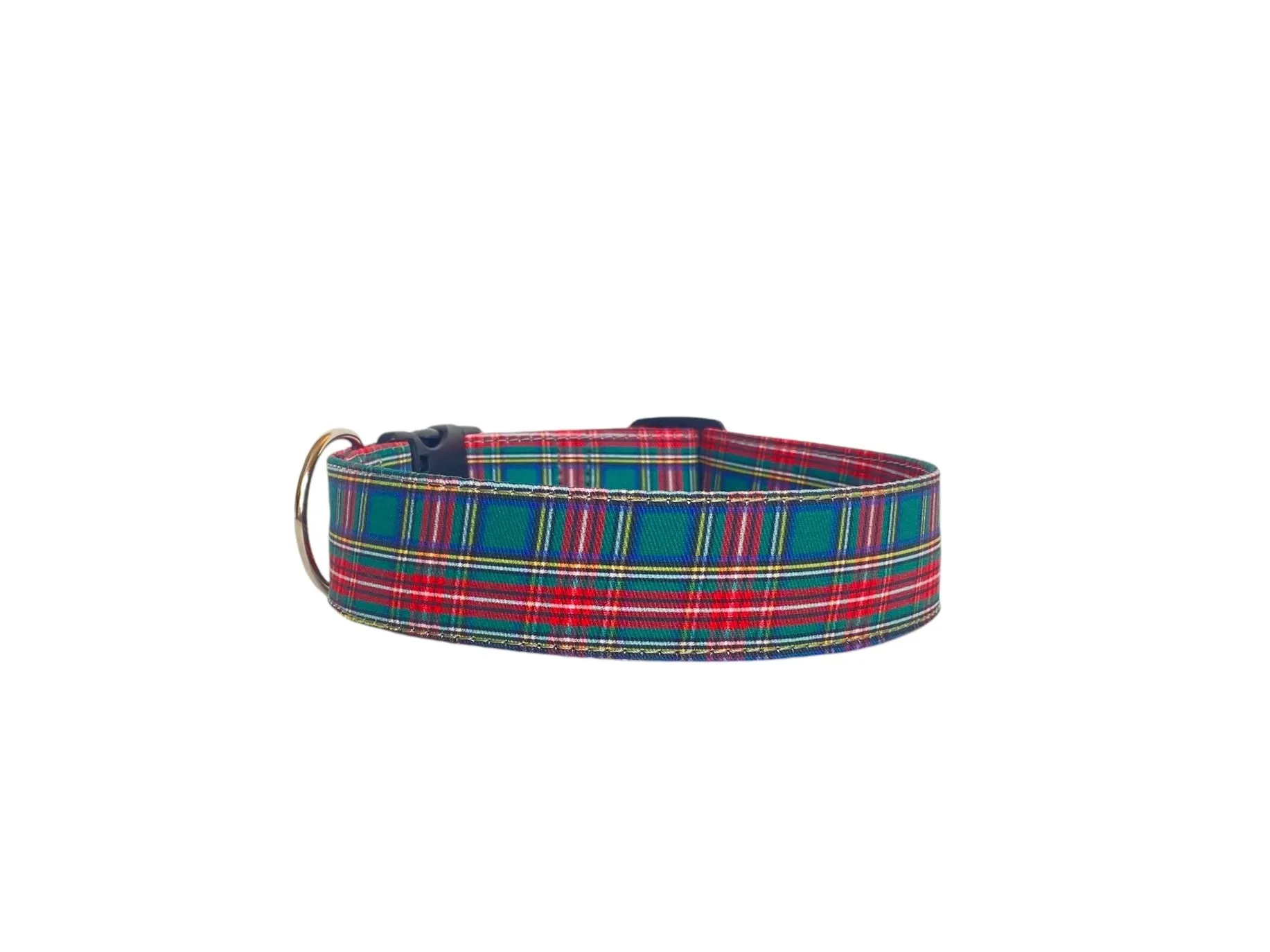Personalized Dog Collar | Green Tartan Dog Collar | Duke & Fox®