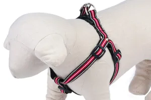 Red/Black/Tan Stripe Dog Harness - 606