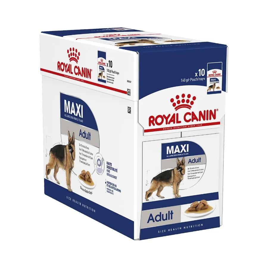 Royal Canin Maxi Adult Wet Dog Food 10 X 140g