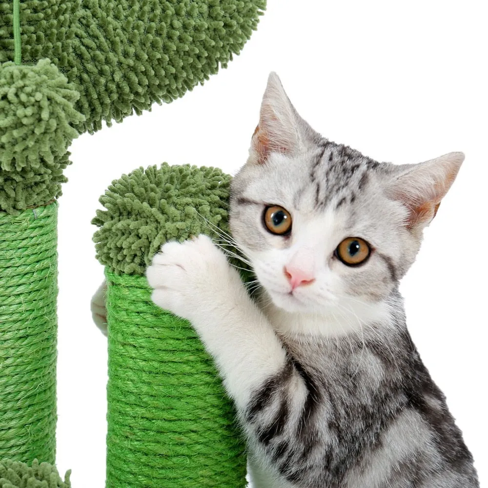 Scratching Post for Cats that Looks Like a Cactus