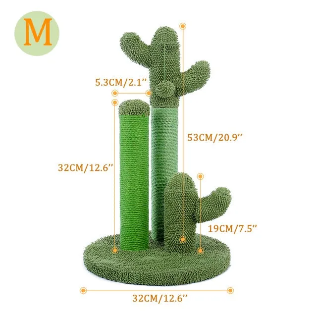 Scratching Post for Cats that Looks Like a Cactus