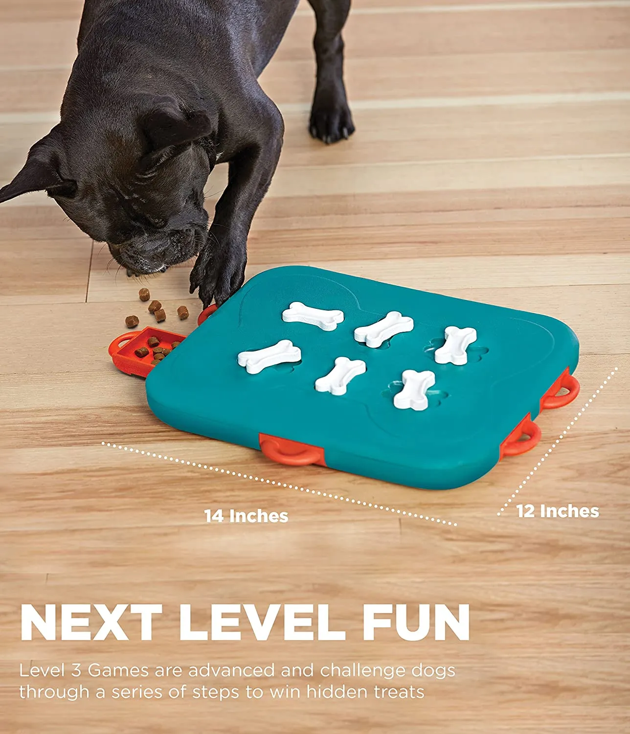 Treat Dispensing Dog Toy - Dog Casino Puzzle Toy - Level 3 - Advanced - Nina Ottosson Dog Casino Puzzle Game