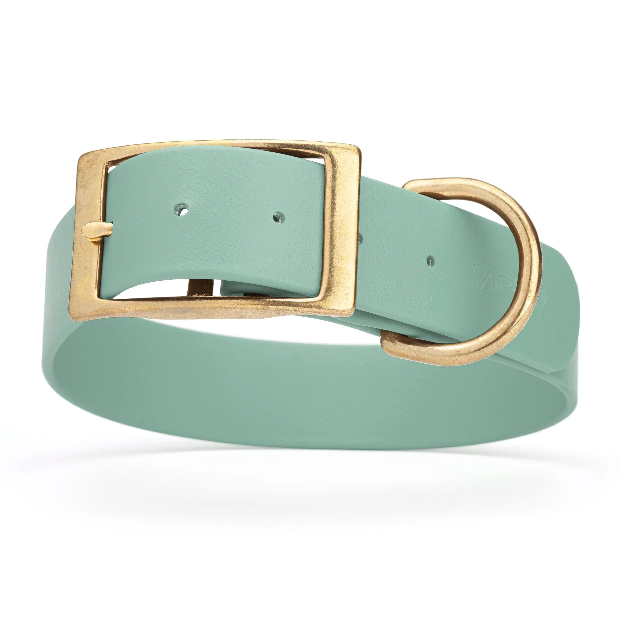 Viper Biothane Waterproof Dog Collar - Brass Hardware - Wide - Size XXL (24" - 28")