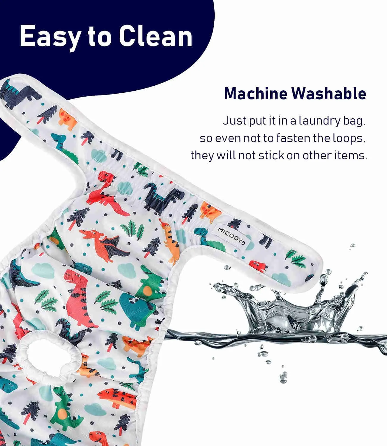 Washable Female Dog Diapers, Reusable Doggy Diapers, 3 Pack (Car)