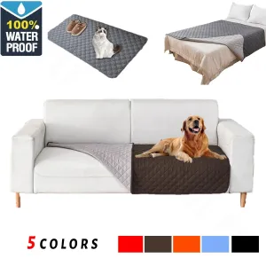 Waterproof Pet Blanket & Sofa Protector - Versatile Cover for Dogs and Furniture