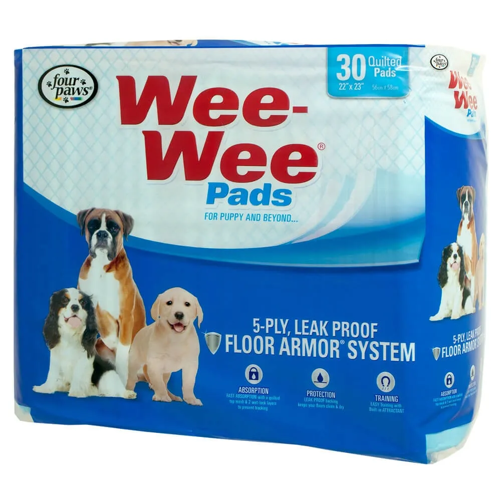 Wee-Wee Pads - Leak Proof Puppy Pads for Dogs - Various Pack Sizes Available