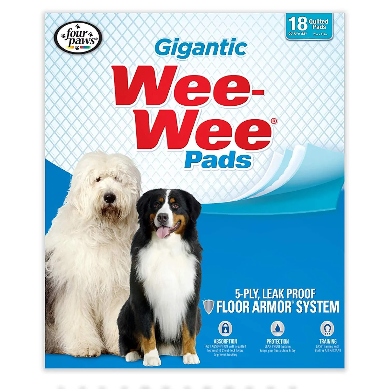 Wee-Wee Pads - Leak Proof Puppy Pads for Dogs - Various Pack Sizes Available