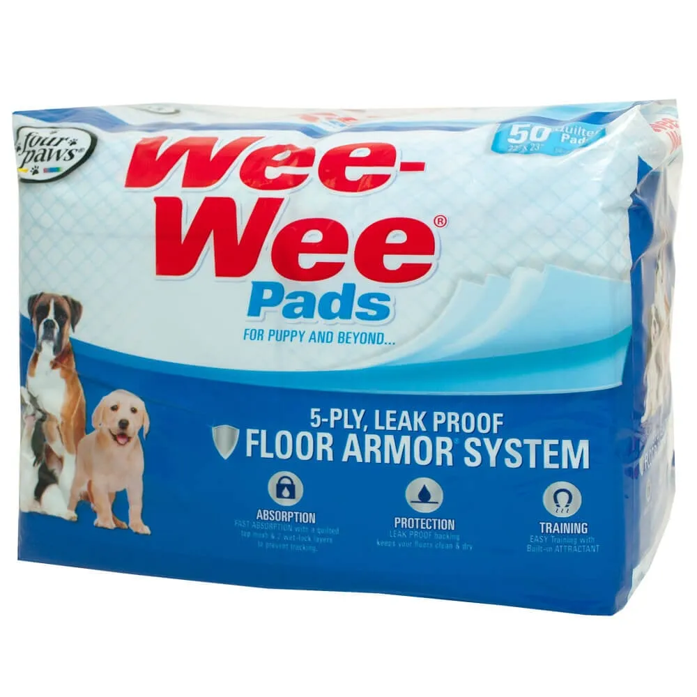 Wee-Wee Pads - Leak Proof Puppy Pads for Dogs - Various Pack Sizes Available