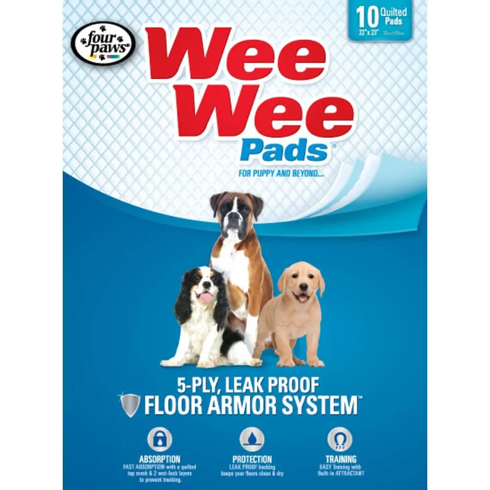Wee-Wee Pads - Leak Proof Puppy Pads for Dogs - Various Pack Sizes Available